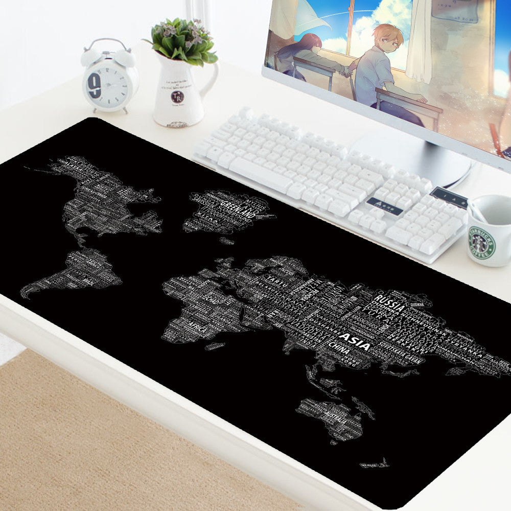 World Map Desk Mat