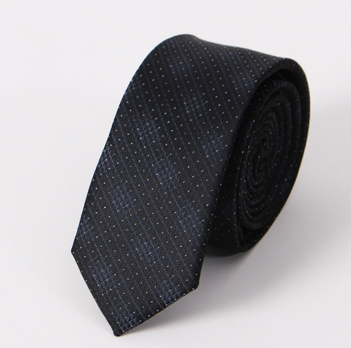 Ultra-Narrow Jacquard Tie