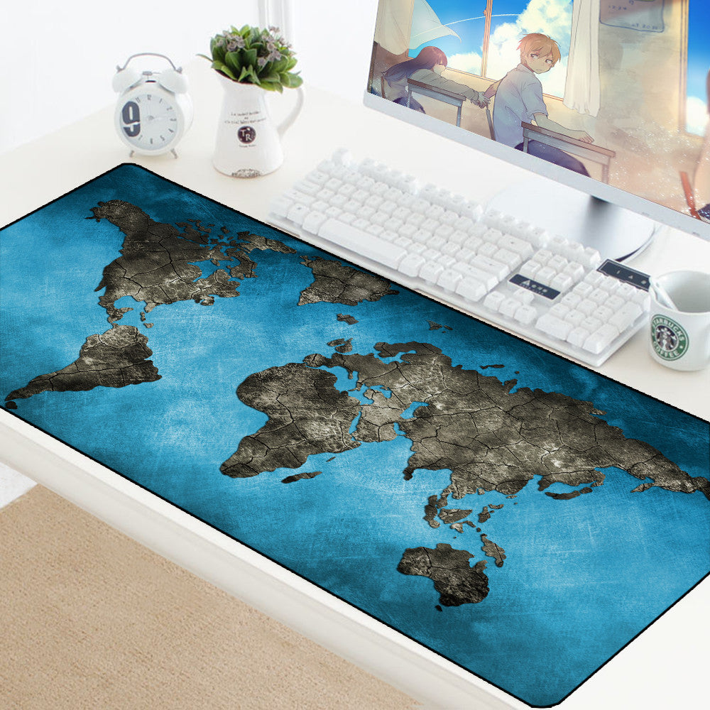 World Map Desk Mat