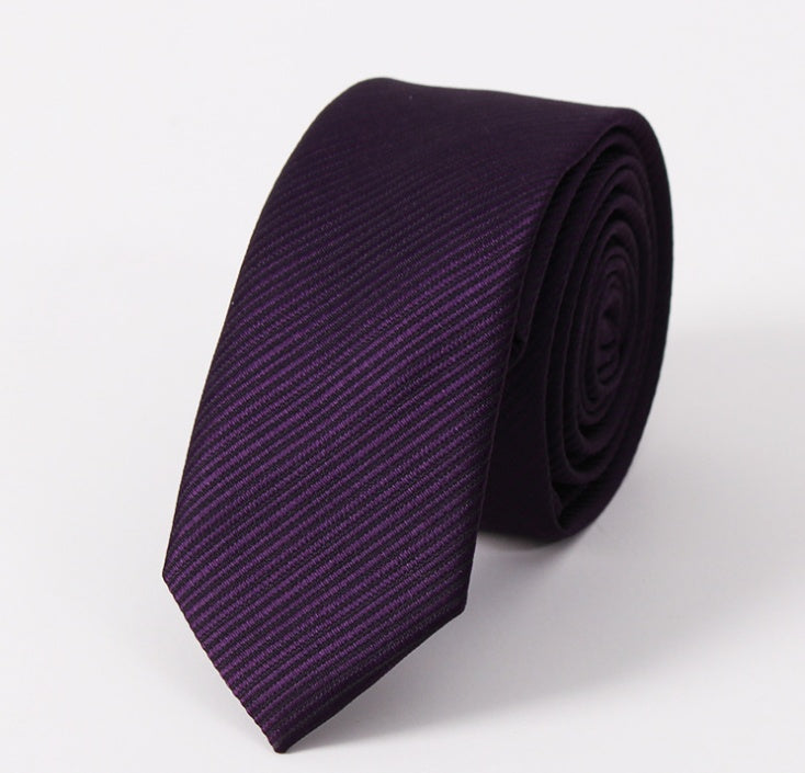 Ultra-Narrow Jacquard Tie