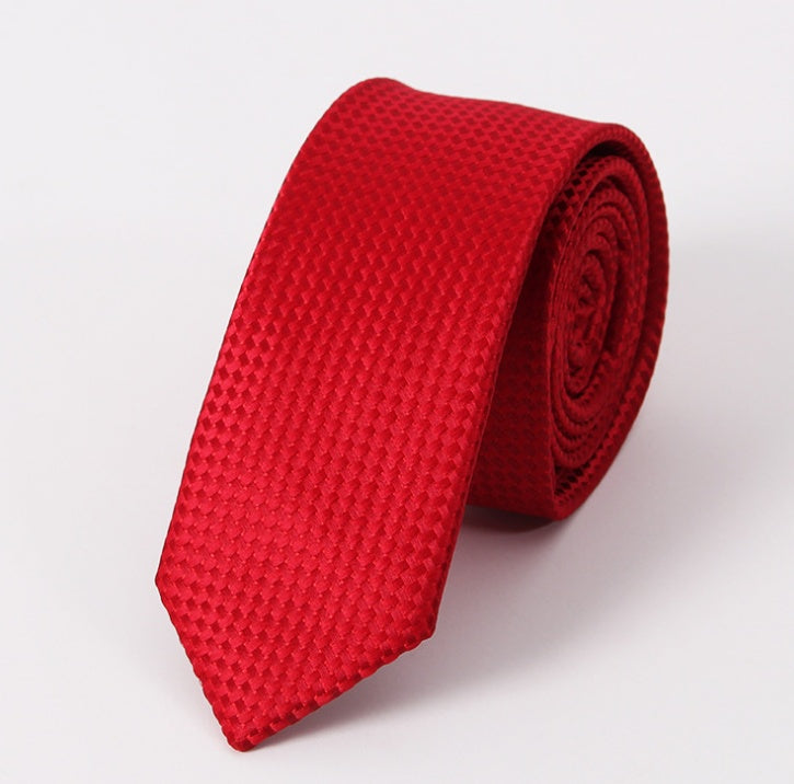 Ultra-Narrow Jacquard Tie