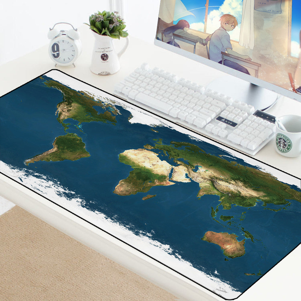 World Map Desk Mat