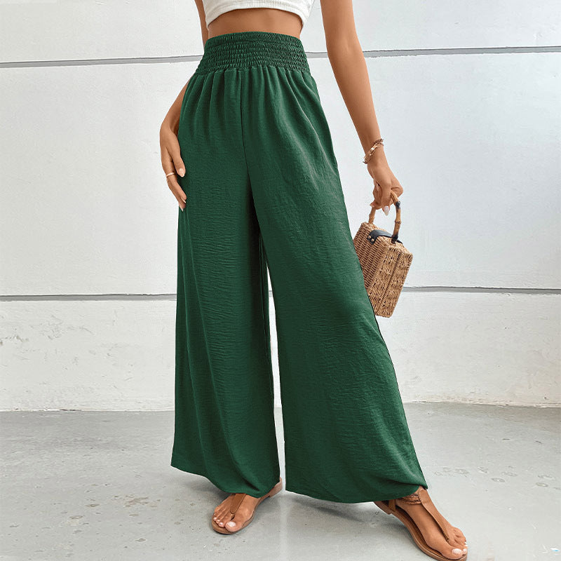 Flared Wide-Leg Pants