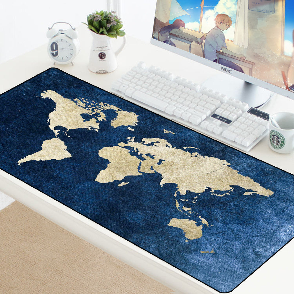 World Map Desk Mat