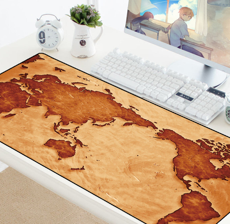 World Map Desk Mat